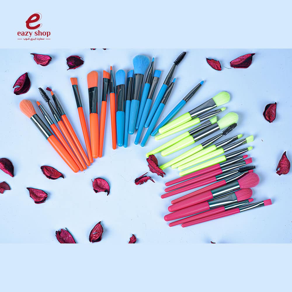 فرش مكياج 8 قطع صغير طقم فرش مكياج أبو كيس - الصورة 1