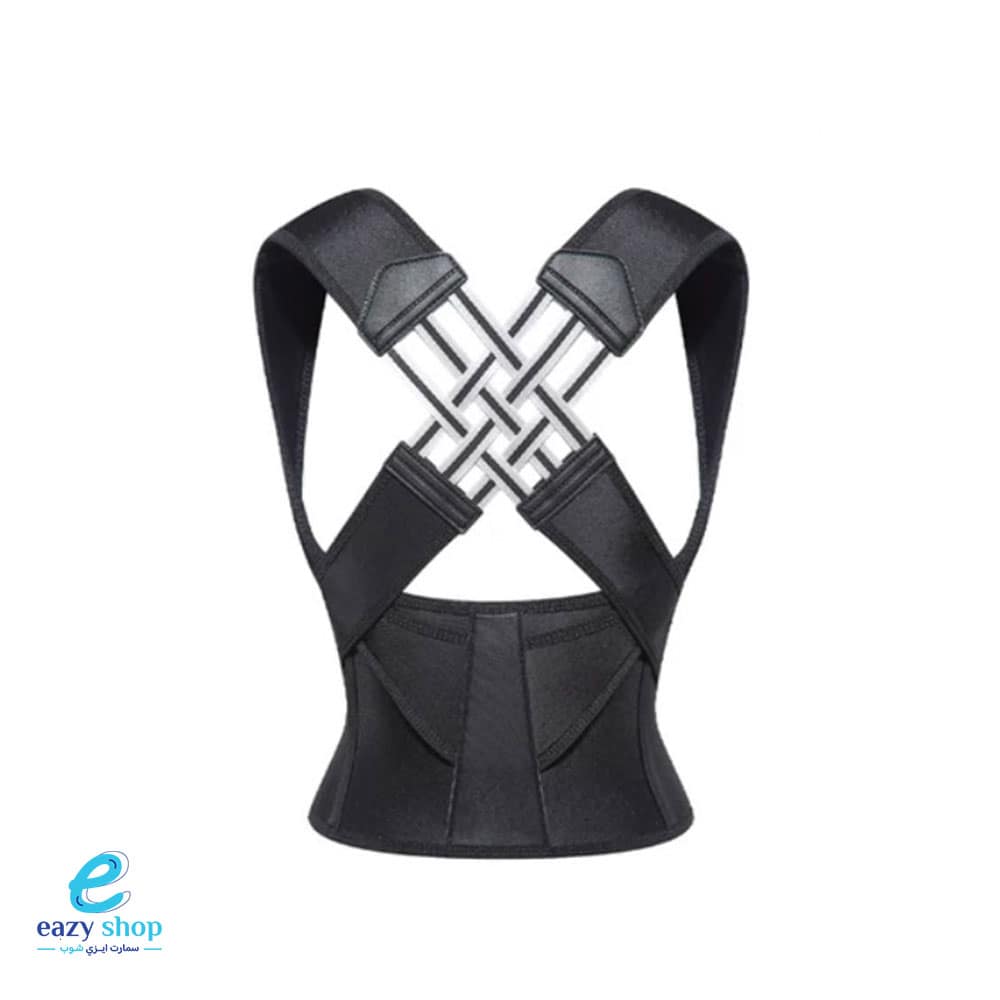 حزام-ظهر-أسود-مدعم حزام ظهر أسود مدعم - الصورة 1